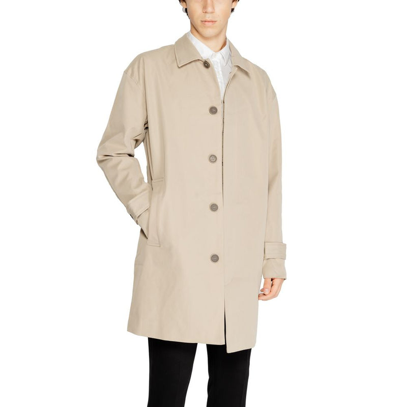 Beige Polyester Jacket Only & Sons