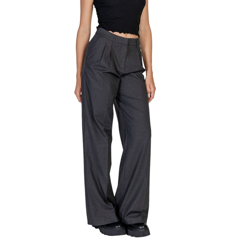 Gray Polyester Jeans & Pant Morgan De Toi