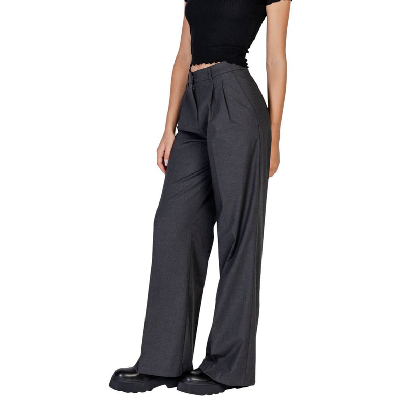 Gray Polyester Jeans & Pant Morgan De Toi