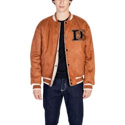 Brown Polyester Jacket Only & Sons