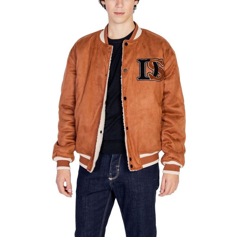 Brown Polyester Jacket Only & Sons