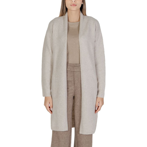 Beige Polyester Cardigan Morgan De Toi