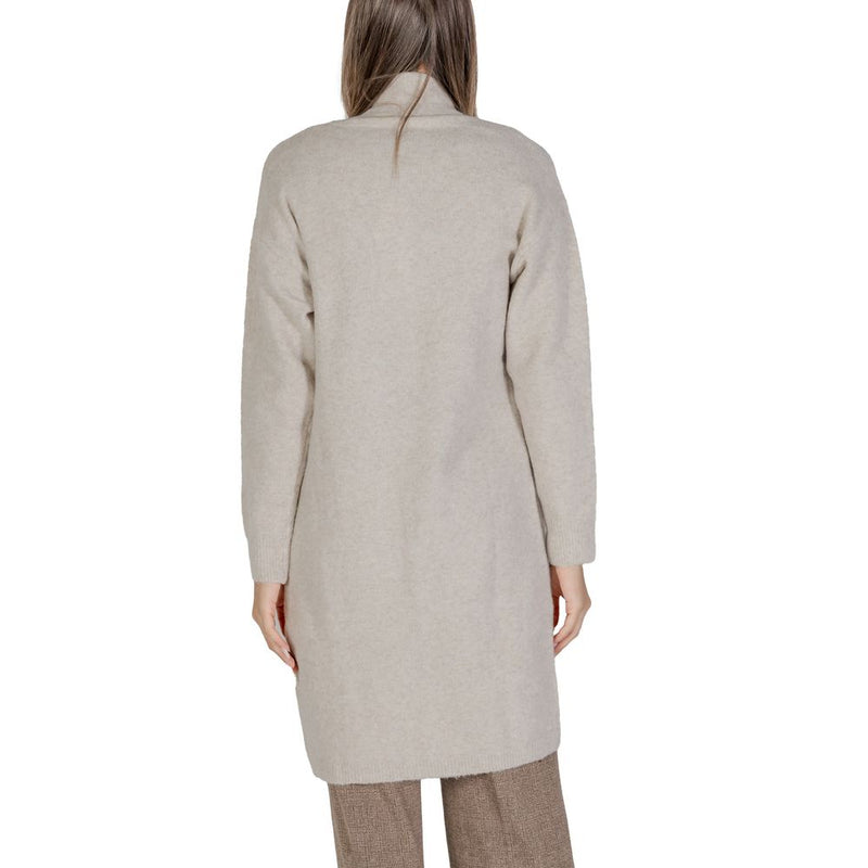 Beige Polyester Cardigan Morgan De Toi