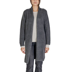 Gray Polyester Cardigan Morgan De Toi