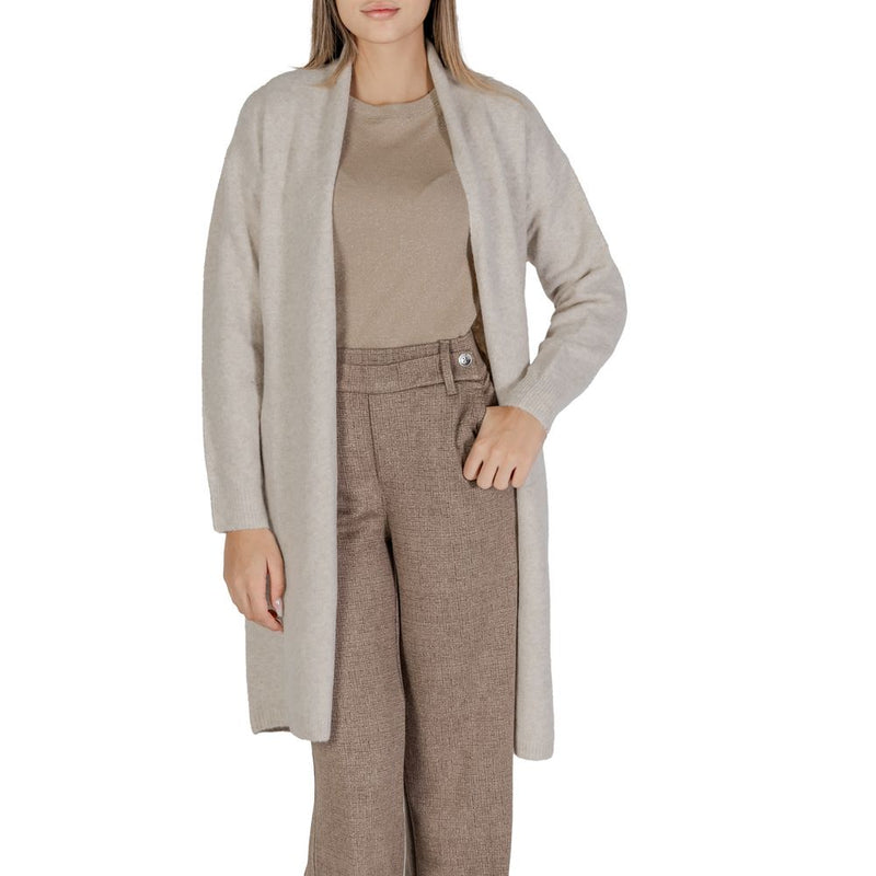 Beige Polyester Cardigan Morgan De Toi