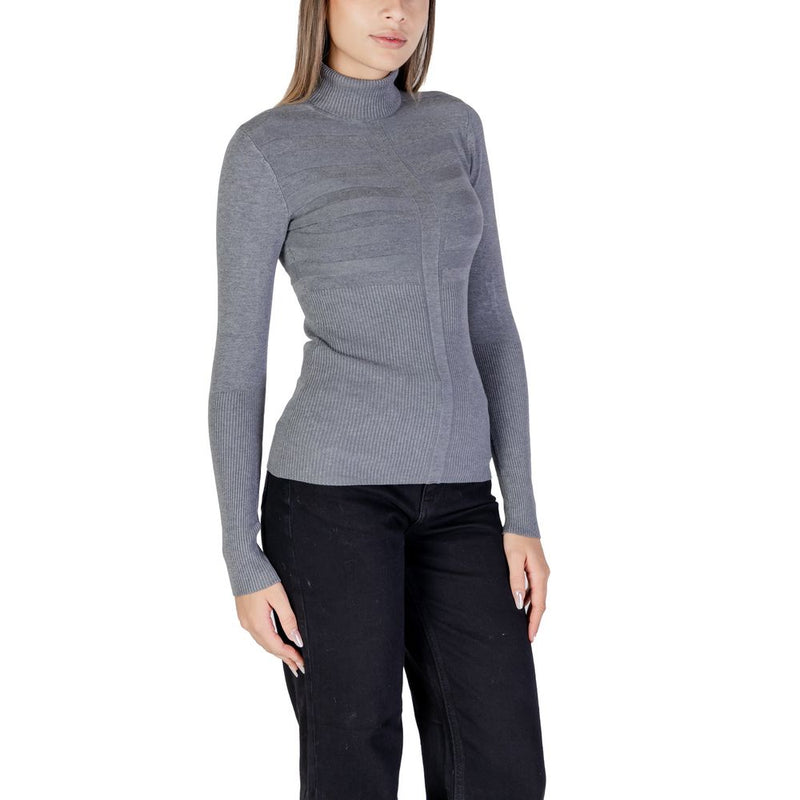 Gray Viscose Sweater Morgan De Toi