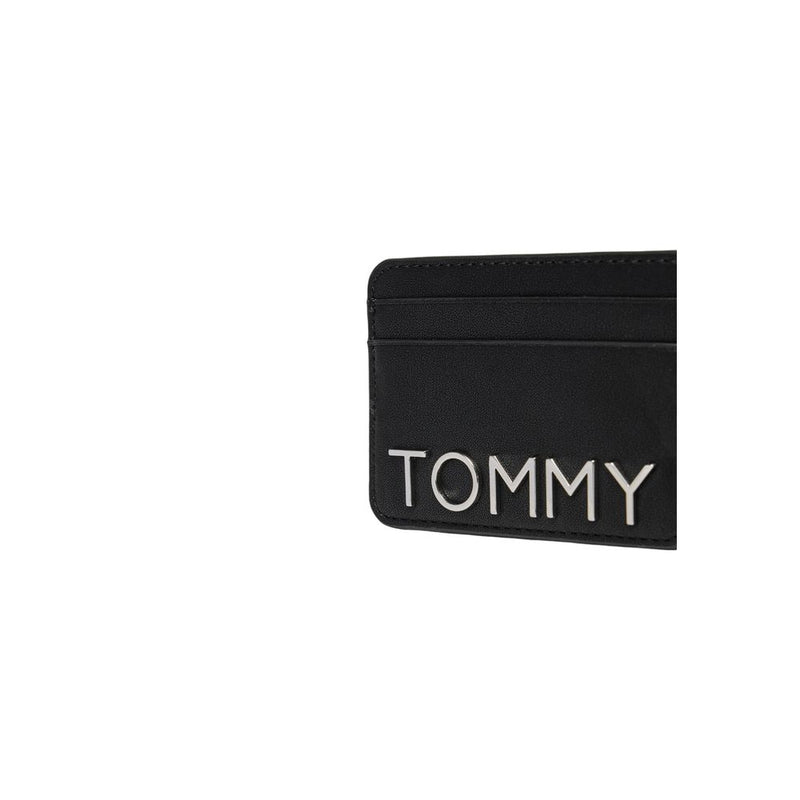 Black Polyethylene Wallet Tommy Hilfiger Jeans