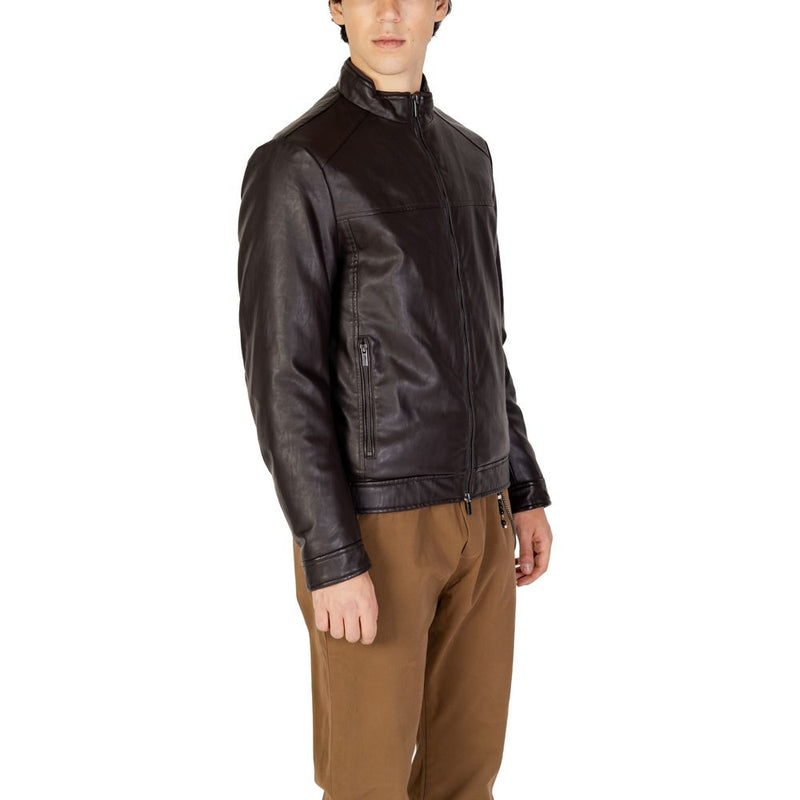 Brown Viscose Jacket Hamaki-Ho