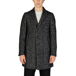 Black Polyester Jacket Hamaki-Ho