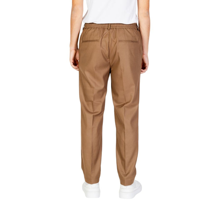 Beige Polyester Jeans & Pant Hamaki-Ho