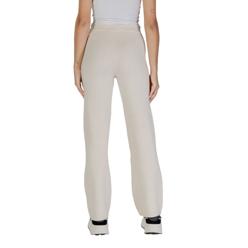 Cream Viscose Jeans & Pant Vero Moda