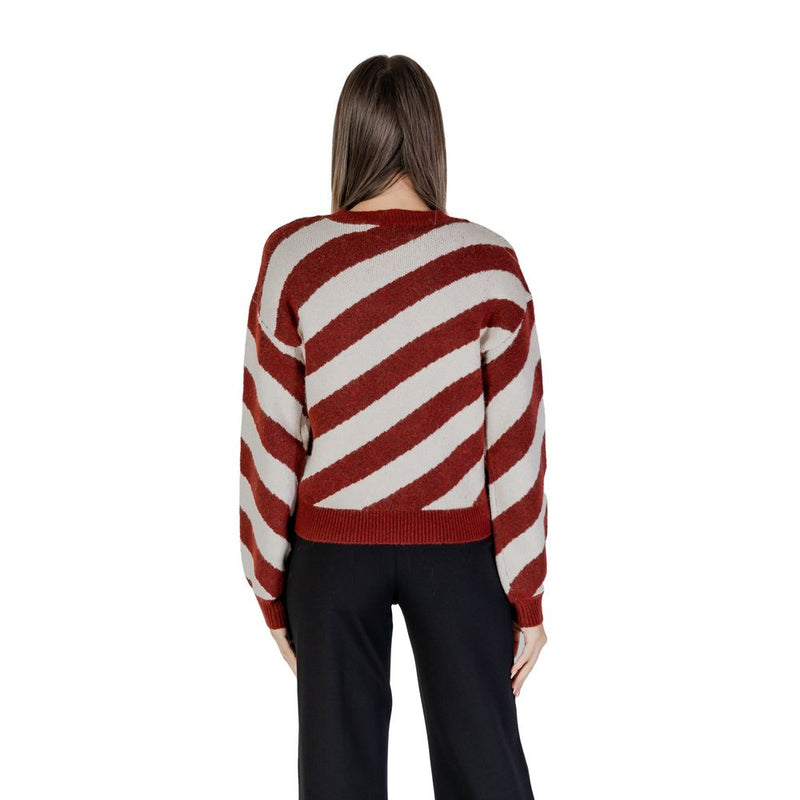 Bordeaux Recycled Polyester Sweater Vero Moda