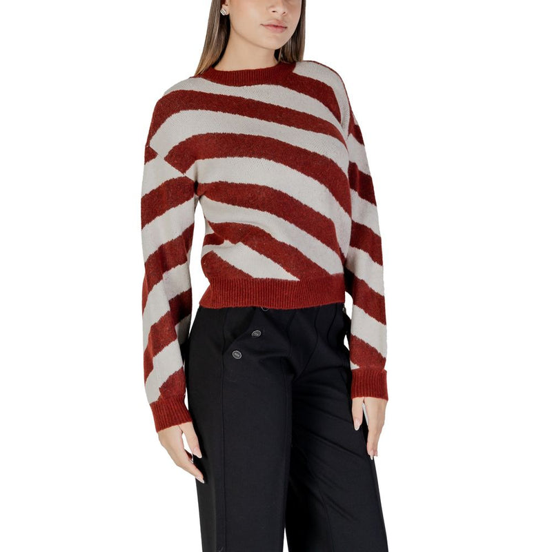 Bordeaux Recycled Polyester Sweater Vero Moda