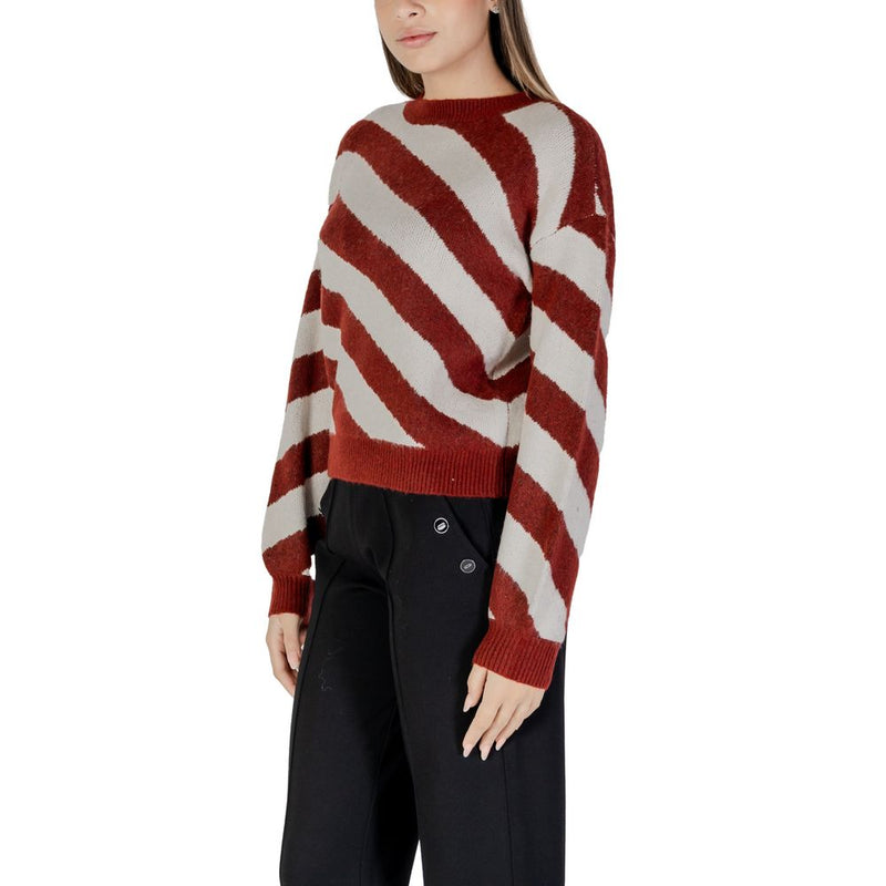 Bordeaux Recycled Polyester Sweater Vero Moda