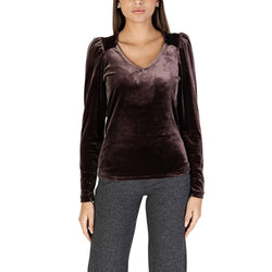 Brown Polyester Tops & T-Shirt B.Young