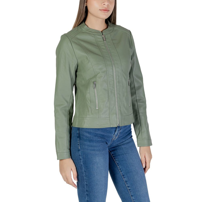 Green Polyethylene Jackets & Coat B.Young