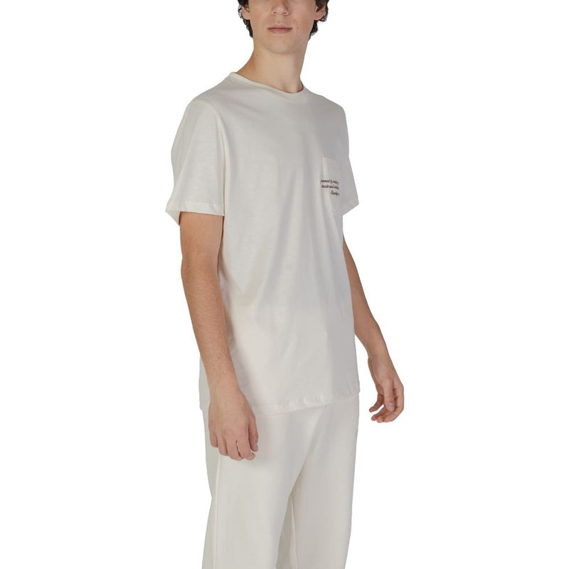 Cream Cotton T-Shirt Underclub