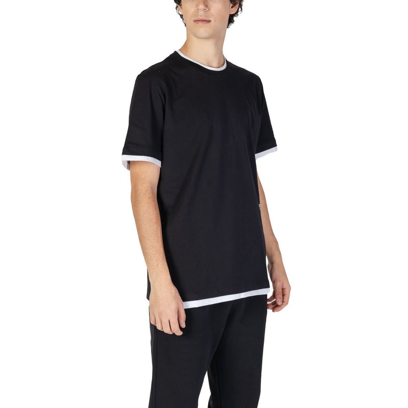 Black Cotton T-Shirt Underclub