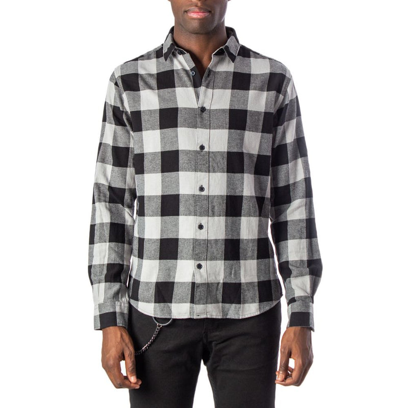 Gray Cotton Shirt Only & Sons