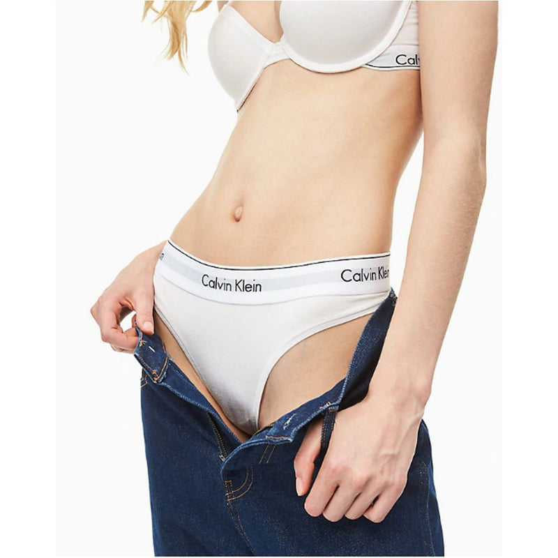 White Cotton Underwear Calvin Klein Underwear