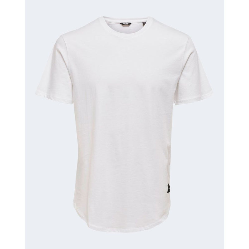 White Cotton T-Shirt Only & Sons