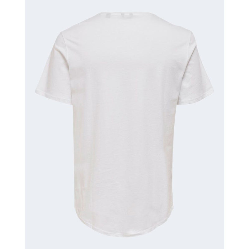 White Cotton T-Shirt Only & Sons