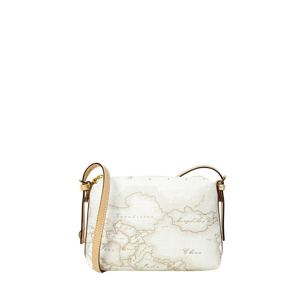 White Leather Handbag Alviero Martini Prima Classe