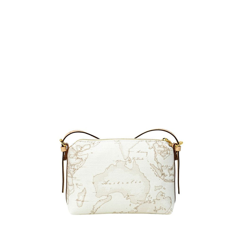 White Leather Handbag Alviero Martini Prima Classe