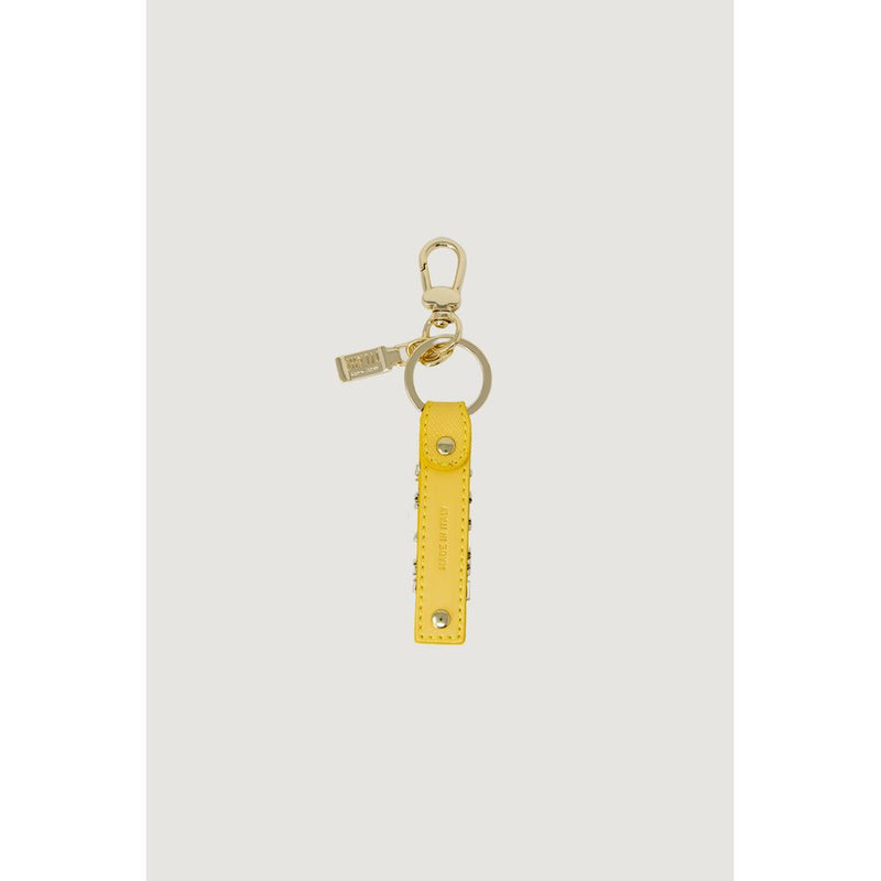 Yellow Leather Keychain Alviero Martini Prima Classe