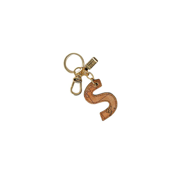 Beige Cotton Keychain Alviero Martini Prima Classe