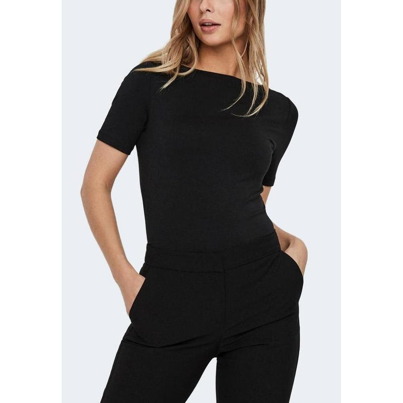 Black Viscose Tops & T-Shirt Vero Moda