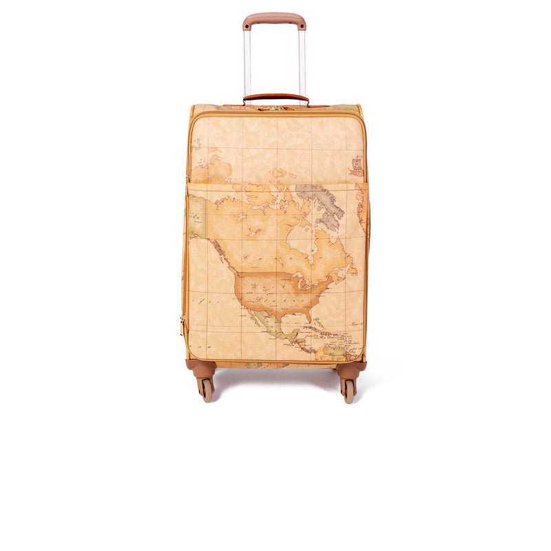 Beige Cotton Luggage And Travel Alviero Martini Prima Classe