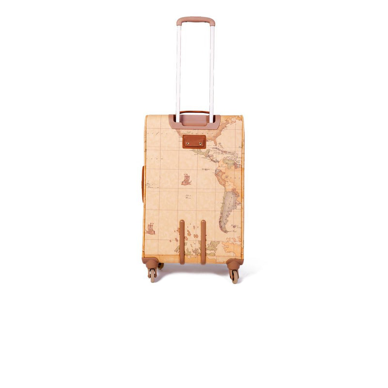 Beige Cotton Luggage And Travel Alviero Martini Prima Classe