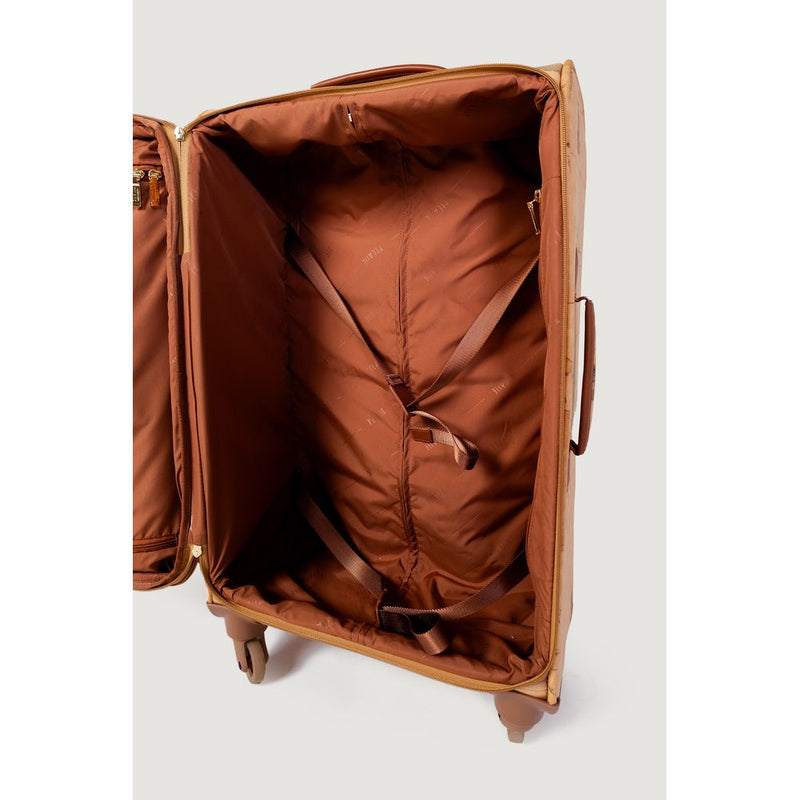 Beige Cotton Luggage And Travel Alviero Martini Prima Classe