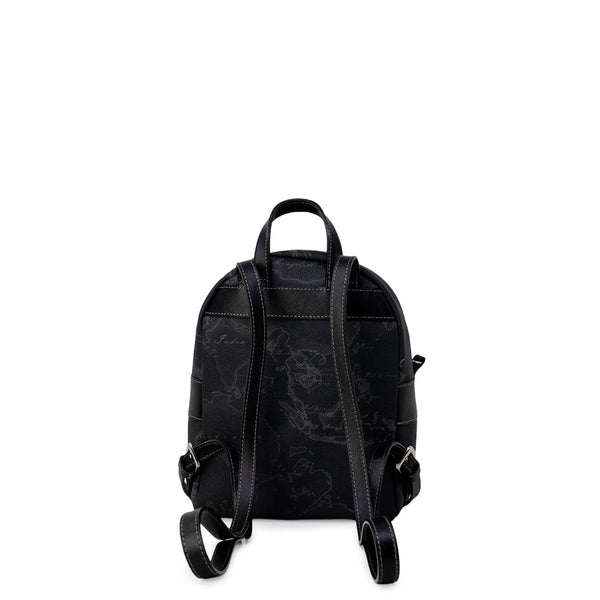 Black Leather Backpack Alviero Martini Prima Classe