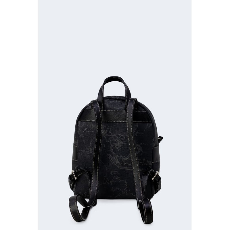 Black Leather Backpack Alviero Martini Prima Classe