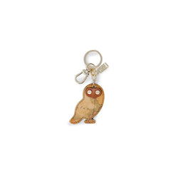 Beige Leather Keychain Alviero Martini Prima Classe