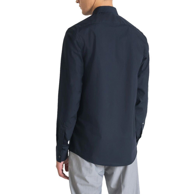 Blue Cotton Shirt Antony Morato