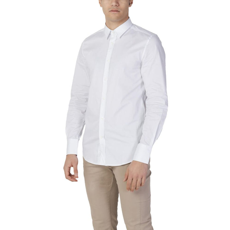 White Cotton Shirt Antony Morato