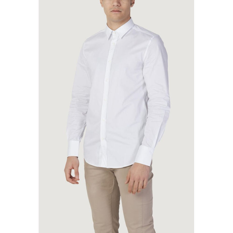 White Cotton Shirt Antony Morato