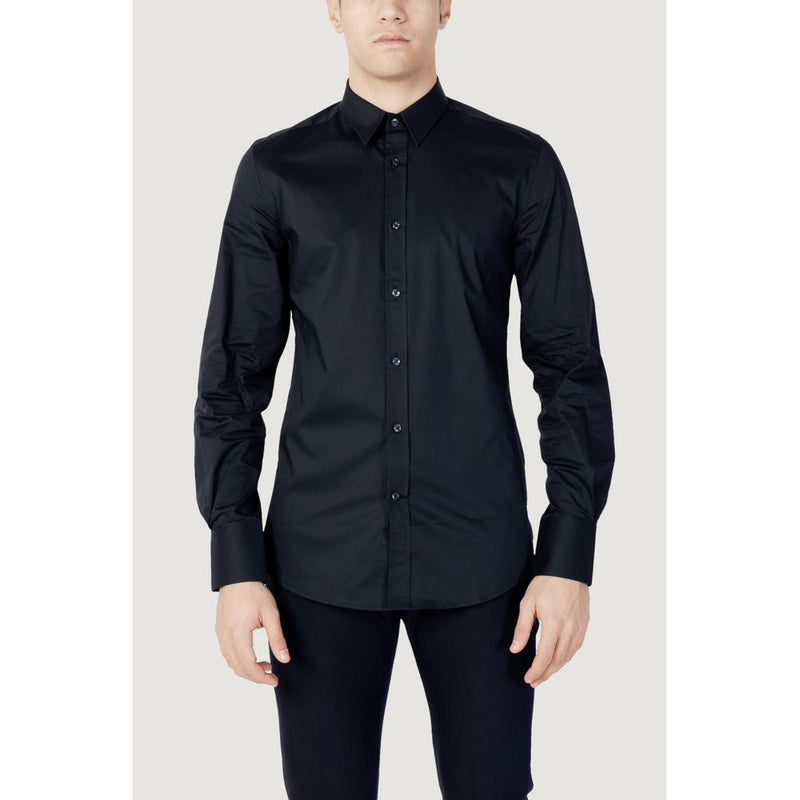 Blue Cotton Shirt Antony Morato