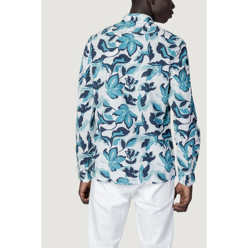 Blue Viscose Shirt Antony Morato