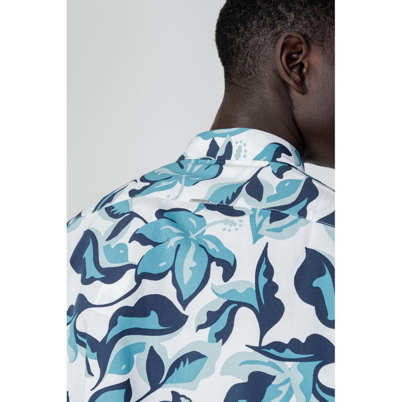 Blue Viscose Shirt Antony Morato