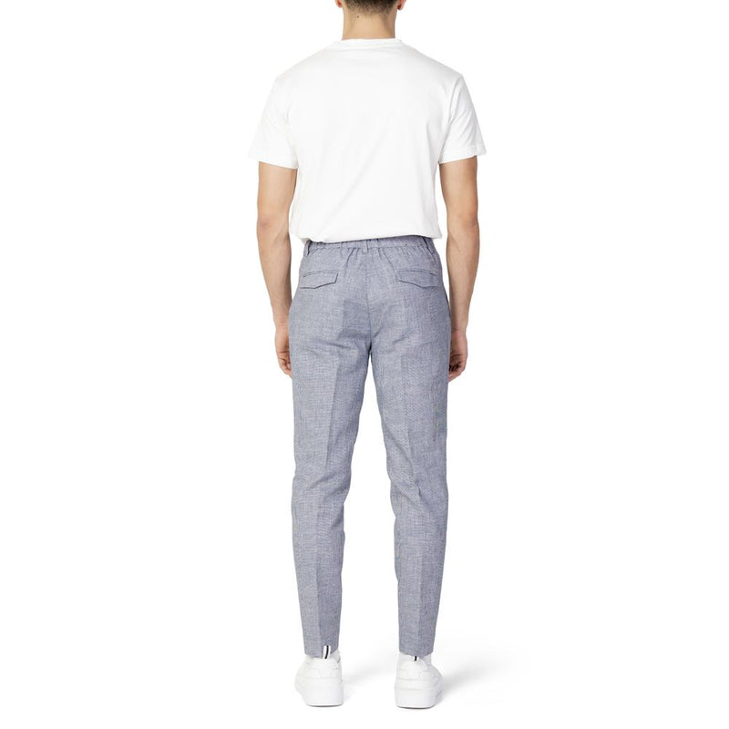 Blue Linen Jeans & Pant Antony Morato