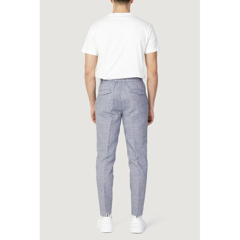 Blue Linen Jeans & Pant Antony Morato