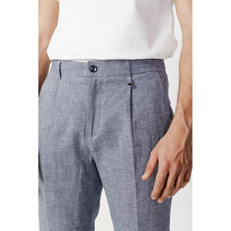 Blue Linen Jeans & Pant Antony Morato