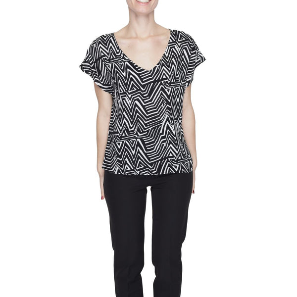 Black And White Viscose Tops & T-Shirt Jacqueline De Yong