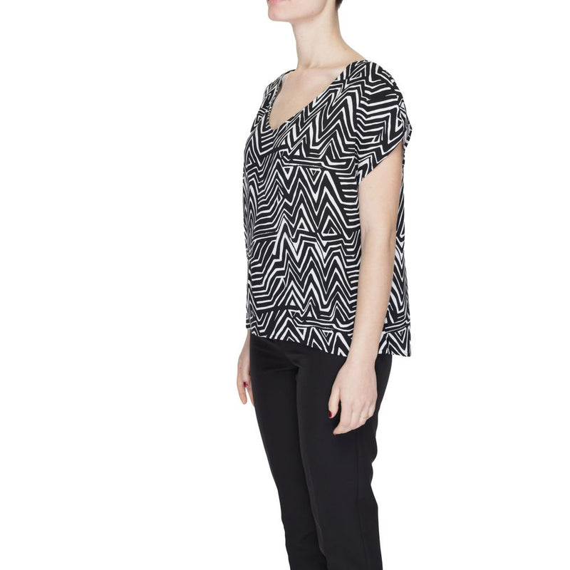 Black And White Viscose Tops & T-Shirt Jacqueline De Yong