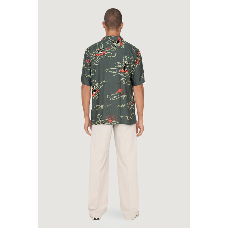 Green Viscose Shirt Only & Sons
