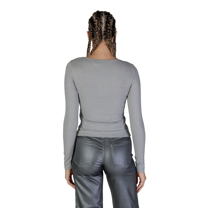 Silver Polyester Polyester Tops & T-Shirt Vero Moda